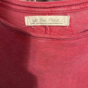 We The Free Deep Red Tee